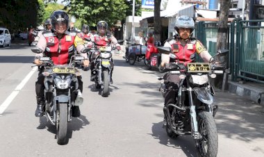 Kapolres-Kediri-Pimpin-Patroli-R2-Pastikan-Libur-Nataru-Aman